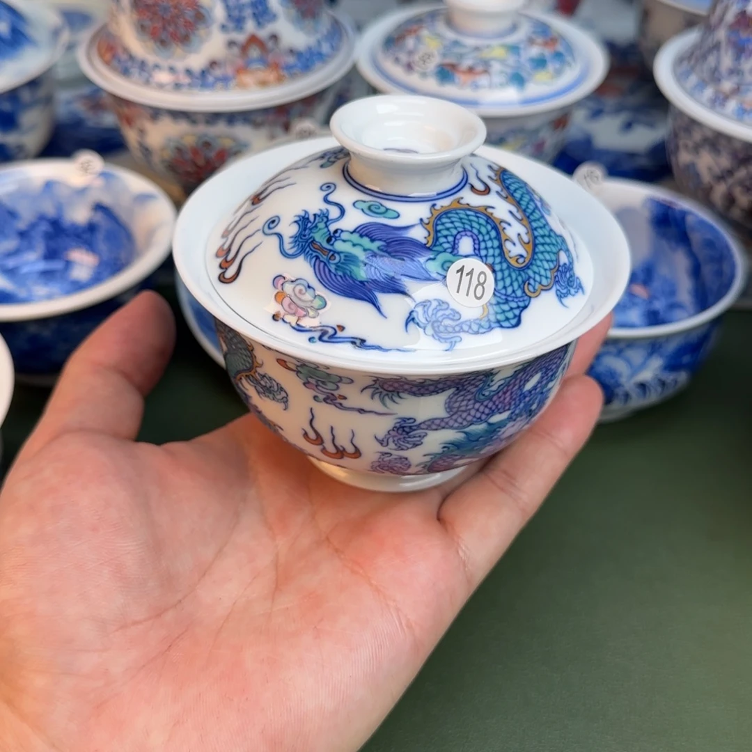彦祖纯手工手绘茶具118