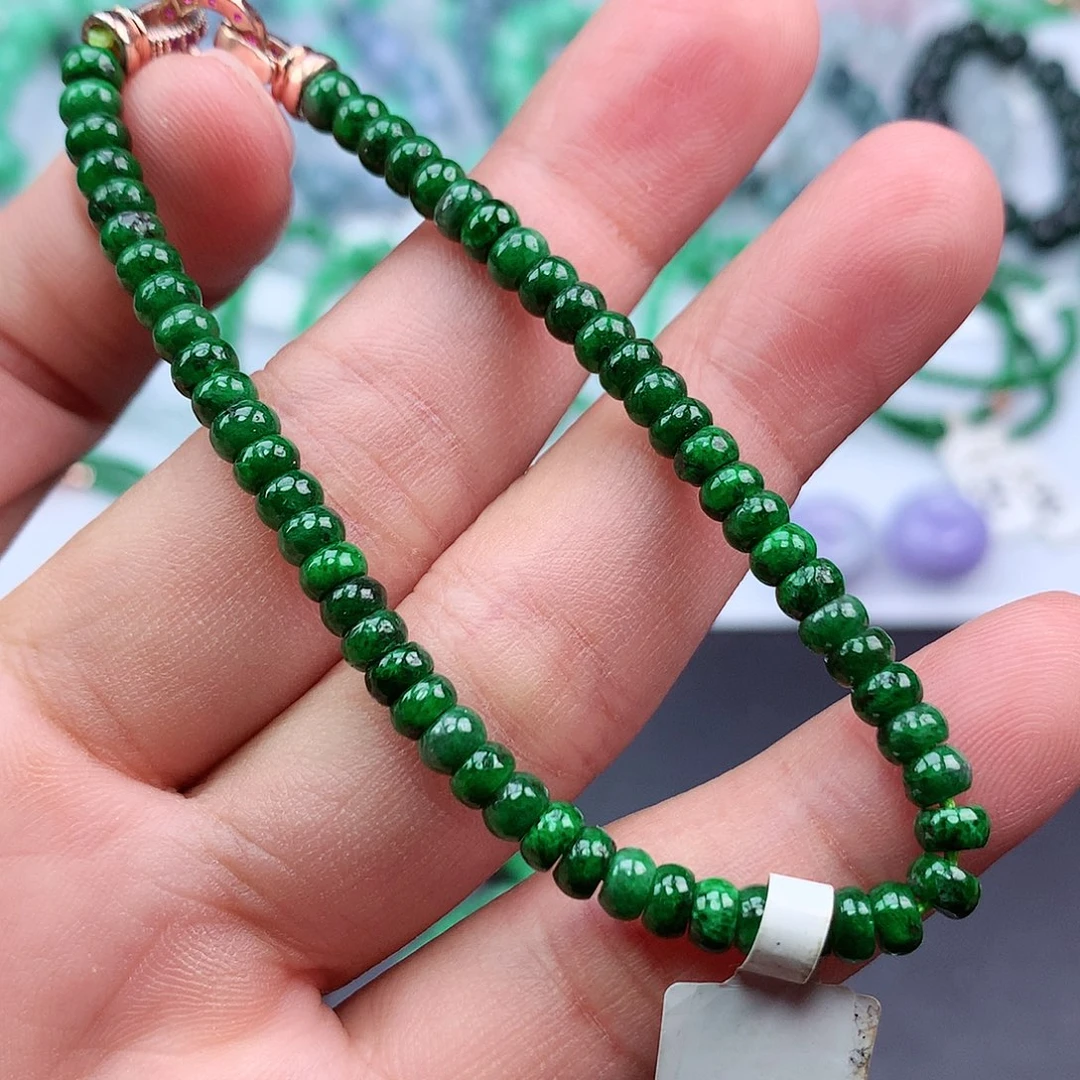 未镶嵌手链翡翠手串