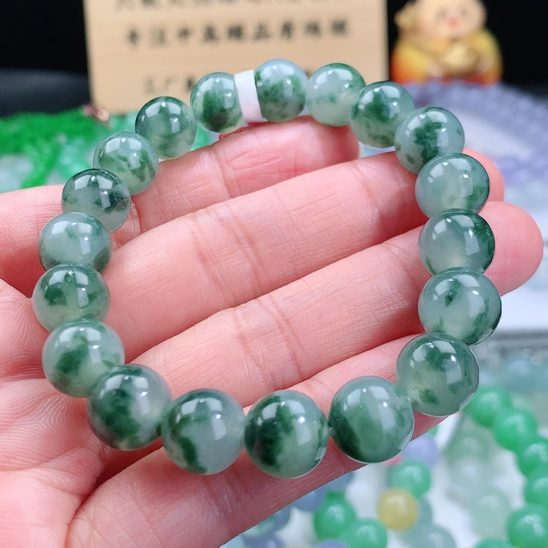 翡翠手链未镶嵌卡10mm