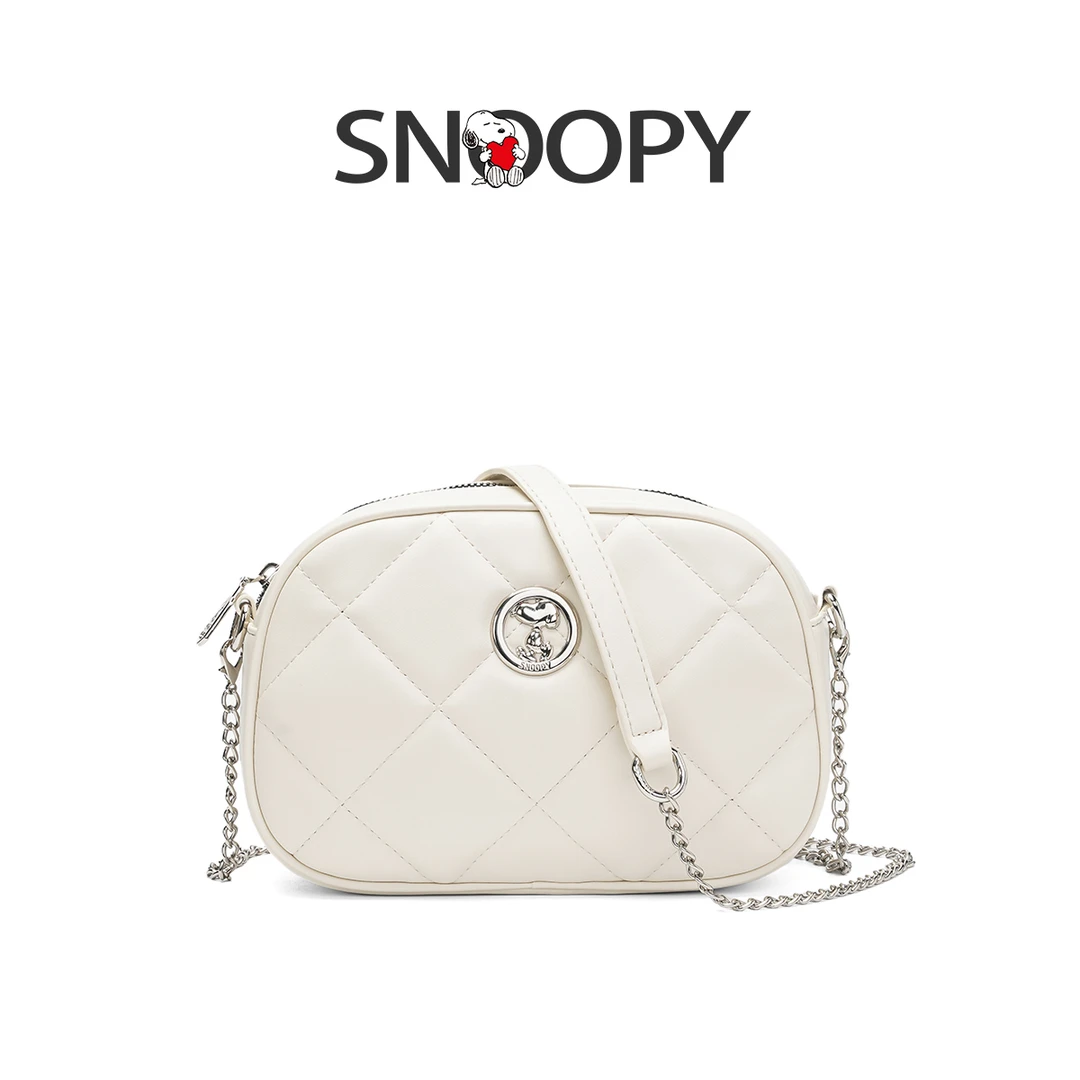 2025新款潮流时尚轻奢高级感单肩斜跨包SV8162-1米白色