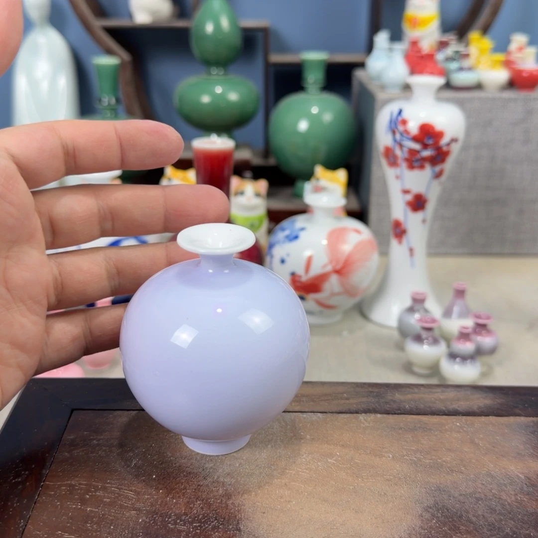 陶瓷手工小花器摆件