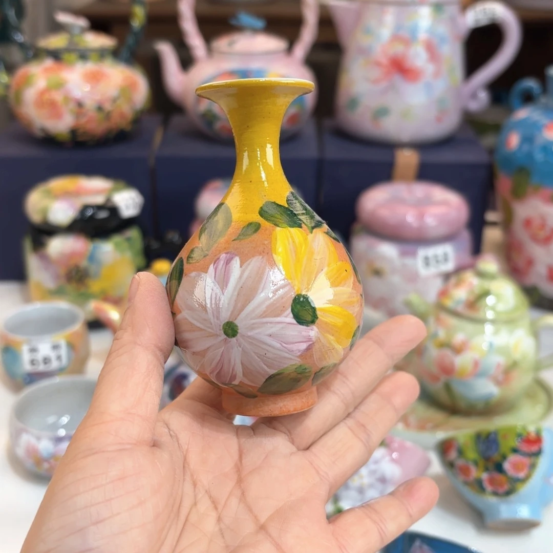 景德镇手绘高温釉下彩陶瓷茶具