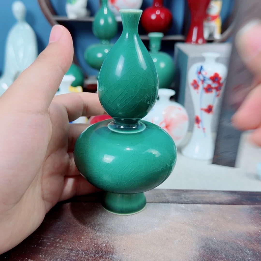 陶瓷手工小花器摆件