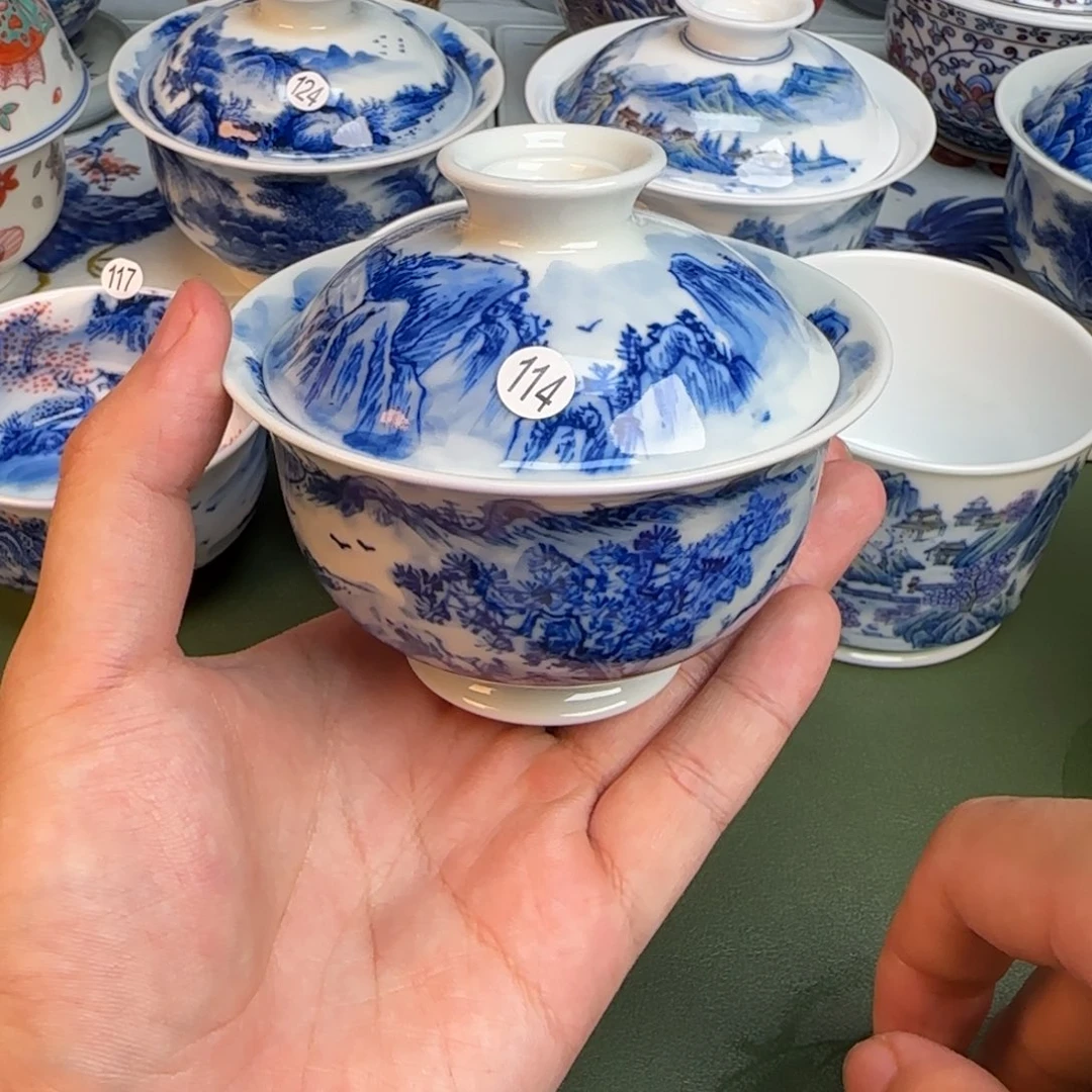 彦祖纯手工手绘茶具114