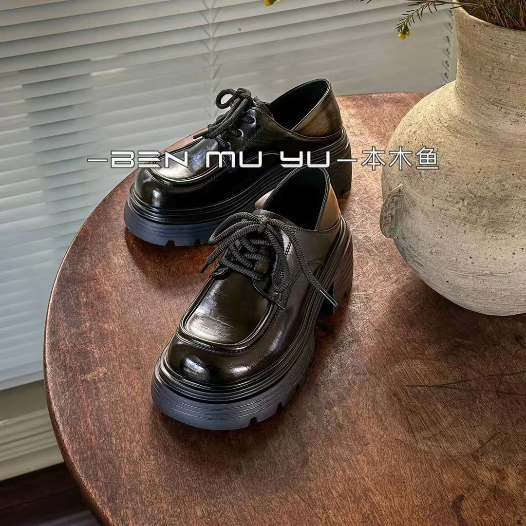 【韩衣舍】6903学院风百搭中跟休闲风粗跟包头拖夏季职场休闲风