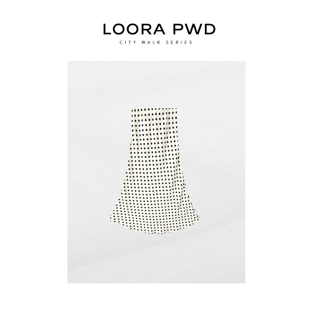 LOORAPWD/罗拉密码 2025款夏季轻奢凉感波点裙25CJBF0044N