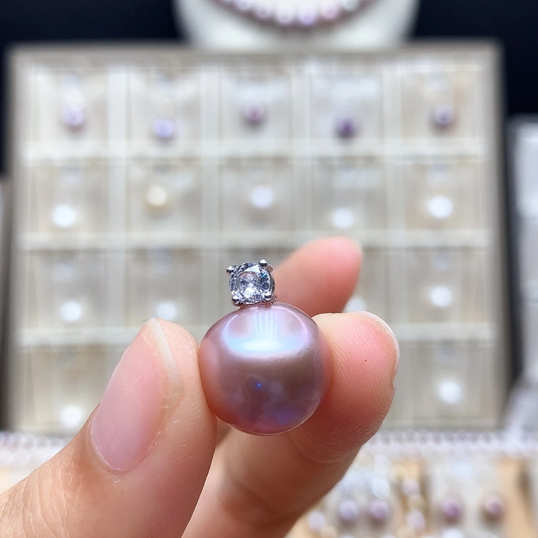 颈饰合金淡水珍珠