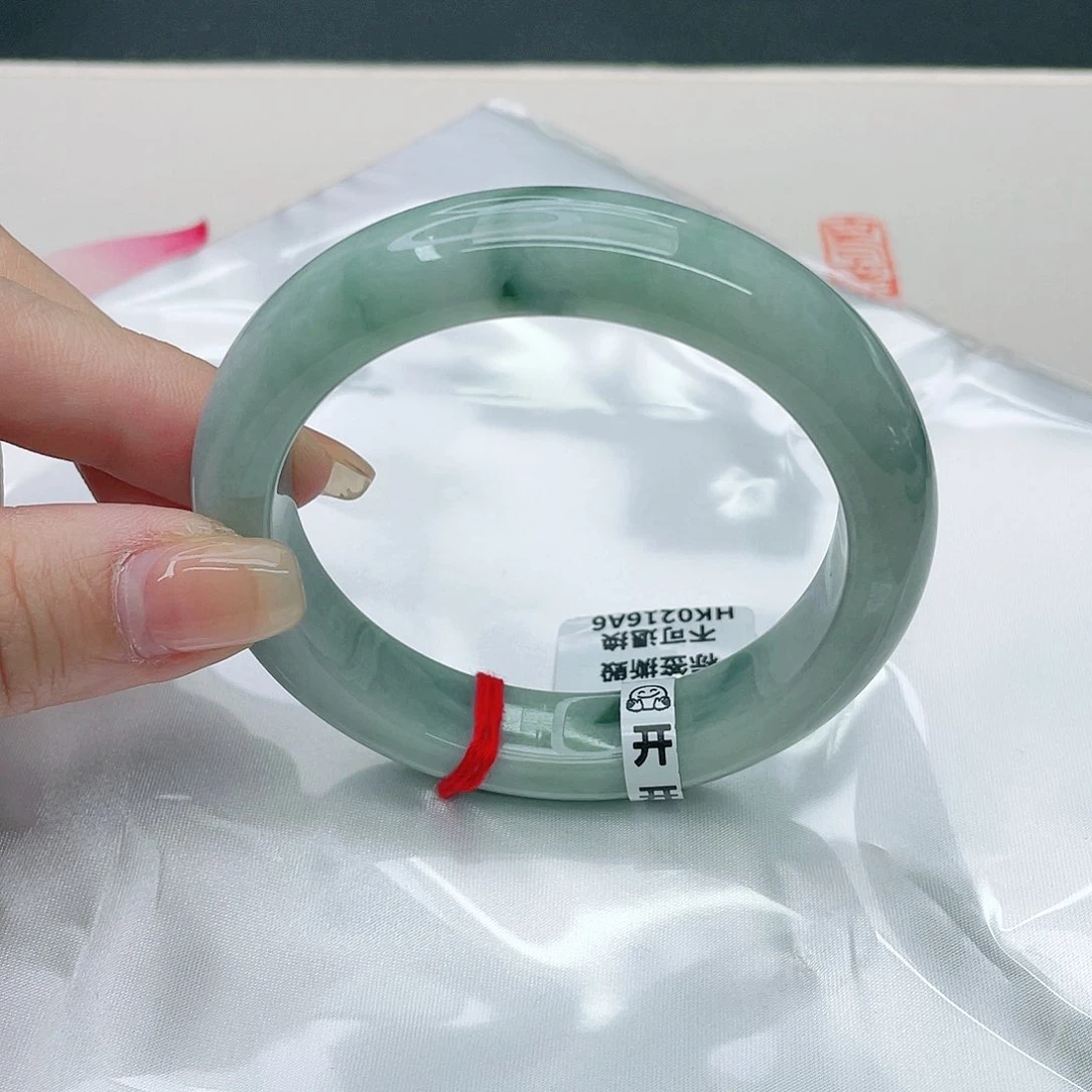 翡翠手镯未镶嵌正57.5