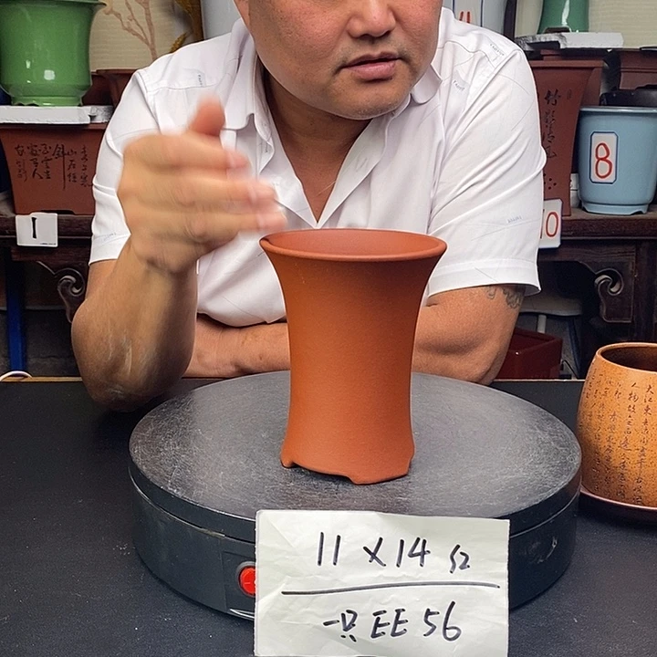 花盆紫砂货号一只EE56