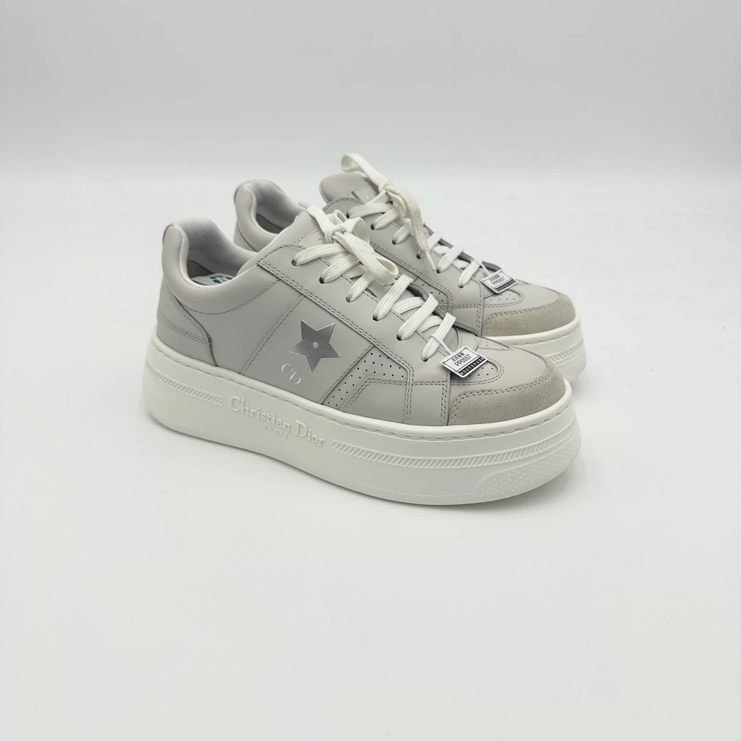 99新 DIOR/迪奥 36.5码/dior灰色新款厚底板鞋/99新/pp0557