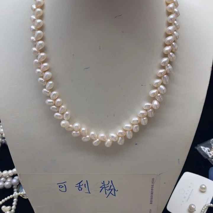 淡水珍珠合金颈饰