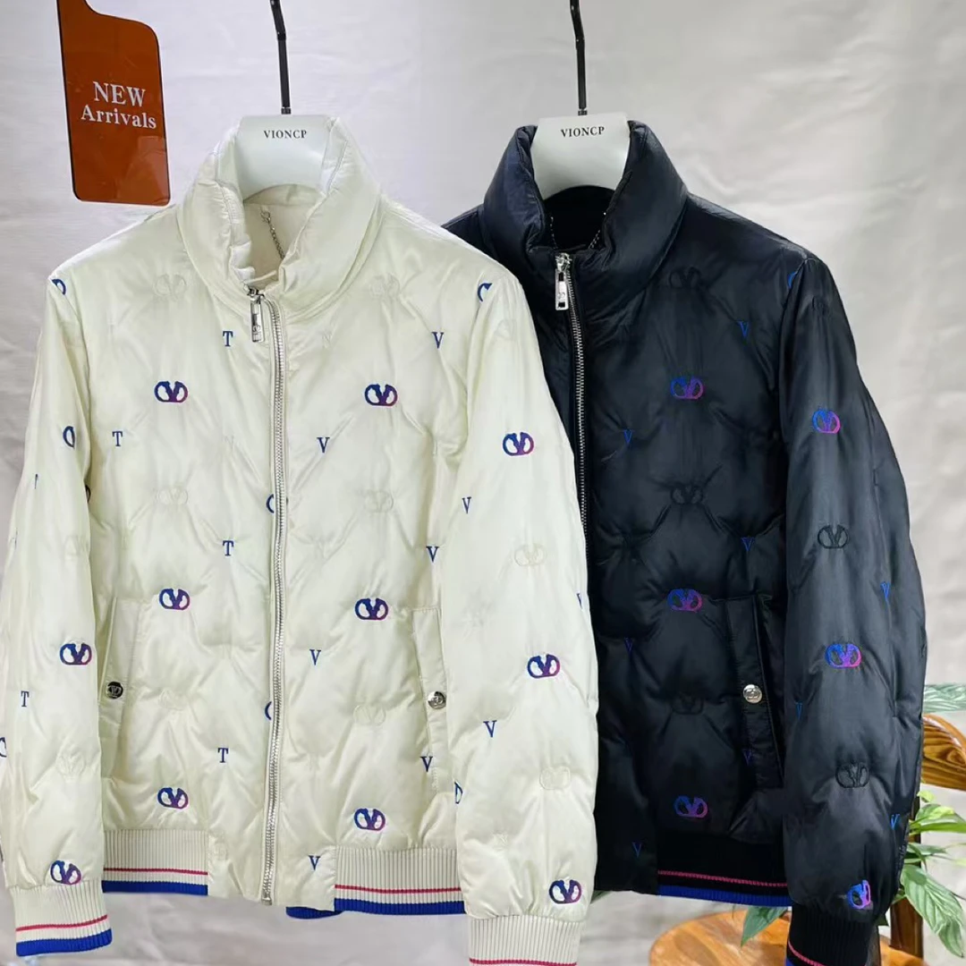 8161CR欧货男装秋冬轻便羽绒服90白鸭绒