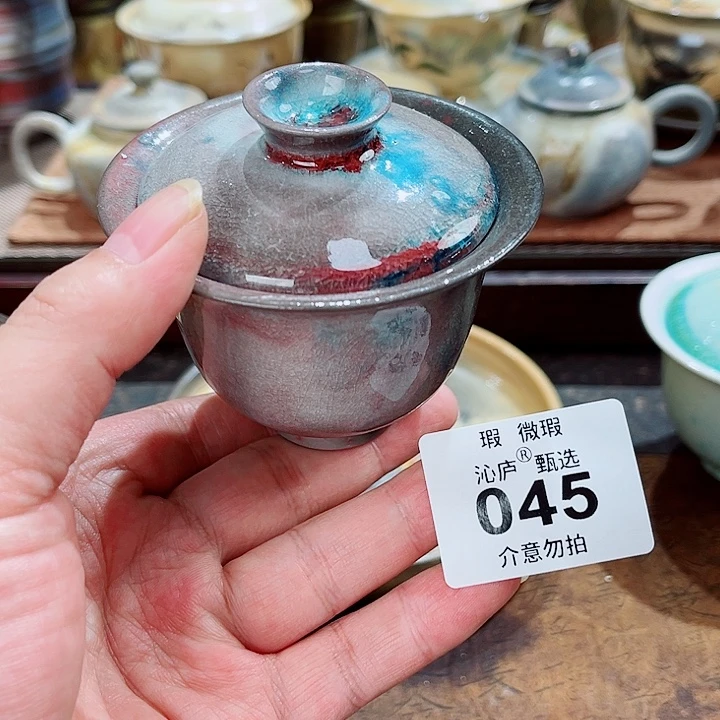 沁庐柴窑古法柴烧全手工茶具