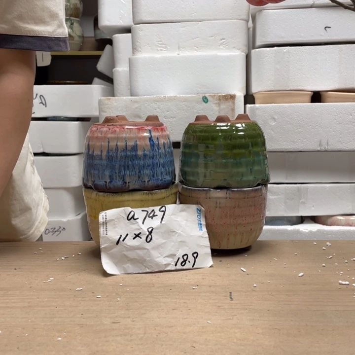 粗陶多肉花盆微瑕749