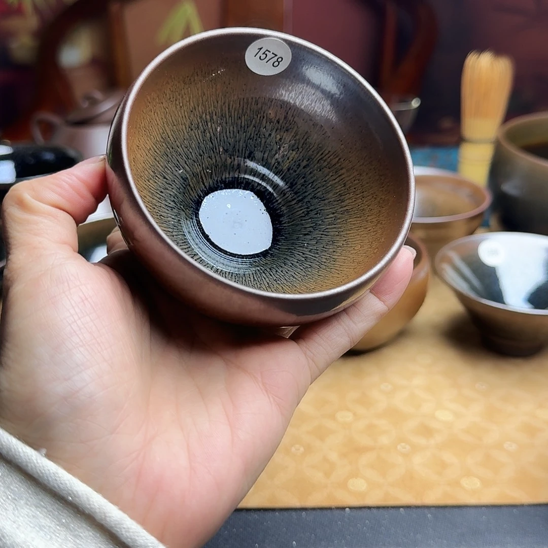 茶盏1578 柴烧手工主人杯