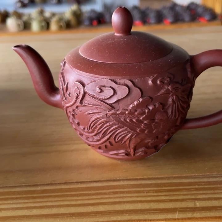 茶壶底槽青紫砂艺术作品