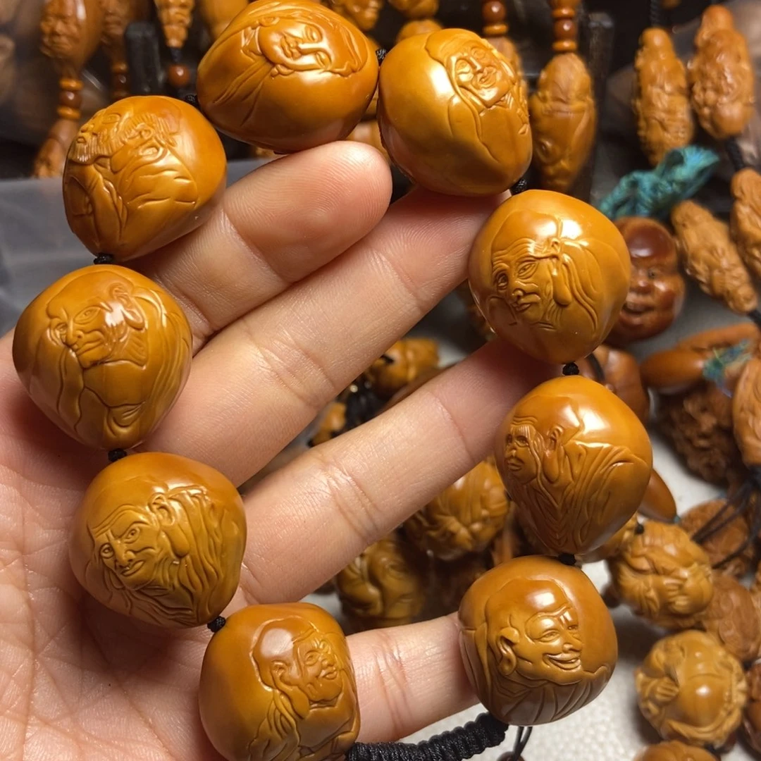 【闪购商品】手串/手链橄榄核就**天浮雕罗汉