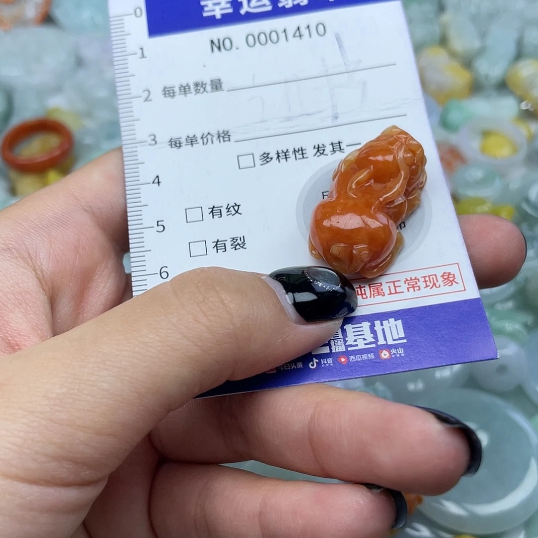 翡翠未镶嵌颈饰1410