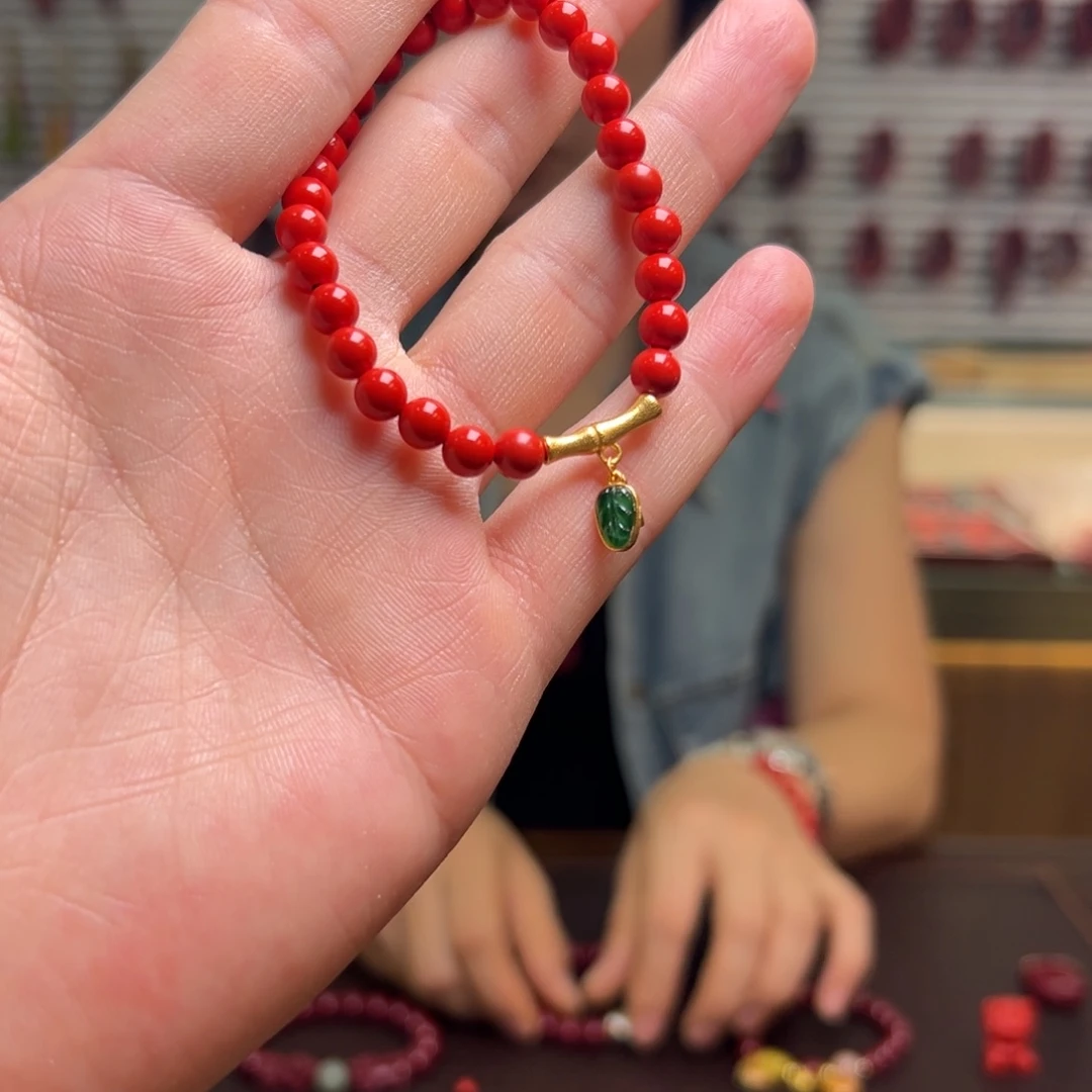 天然辰砂朱砂手串