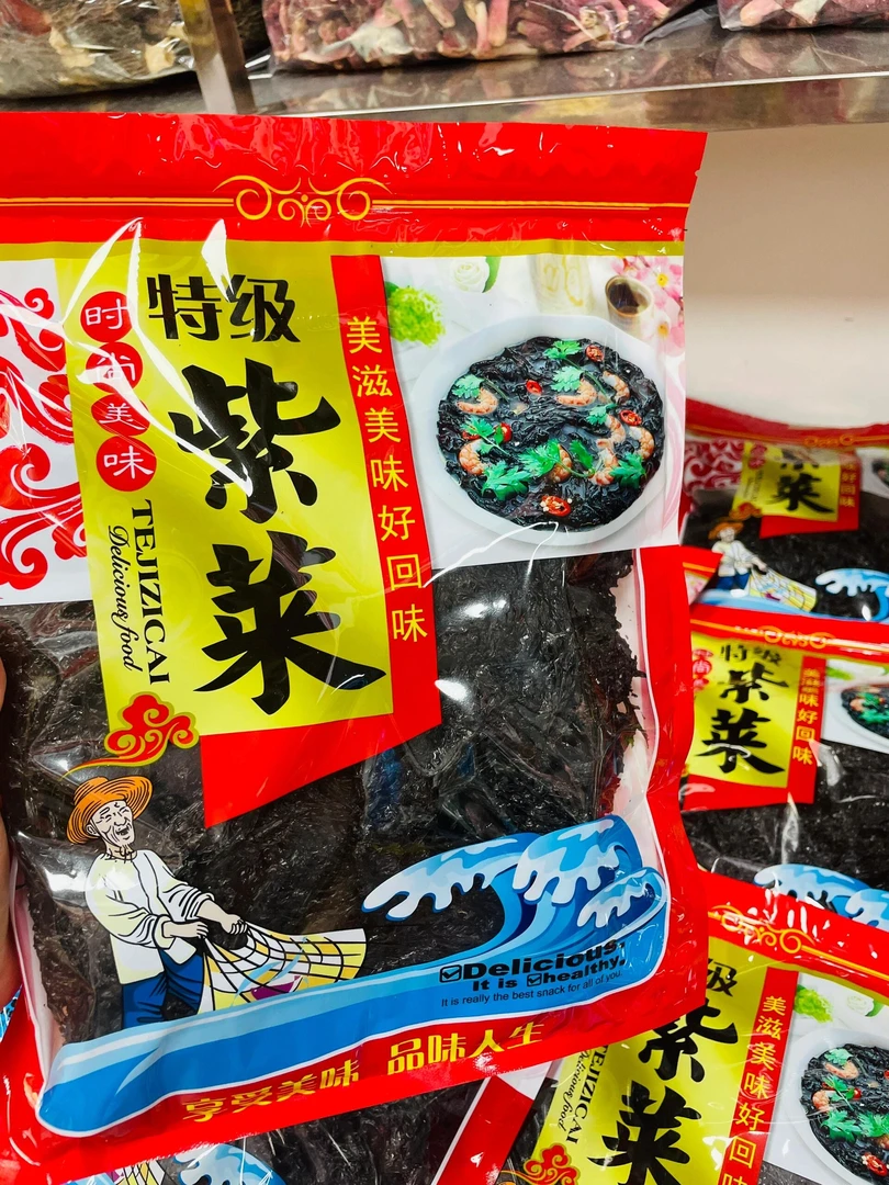 霞浦紫菜煮汤炖肉火锅味道鲜美嫩滑头水二水