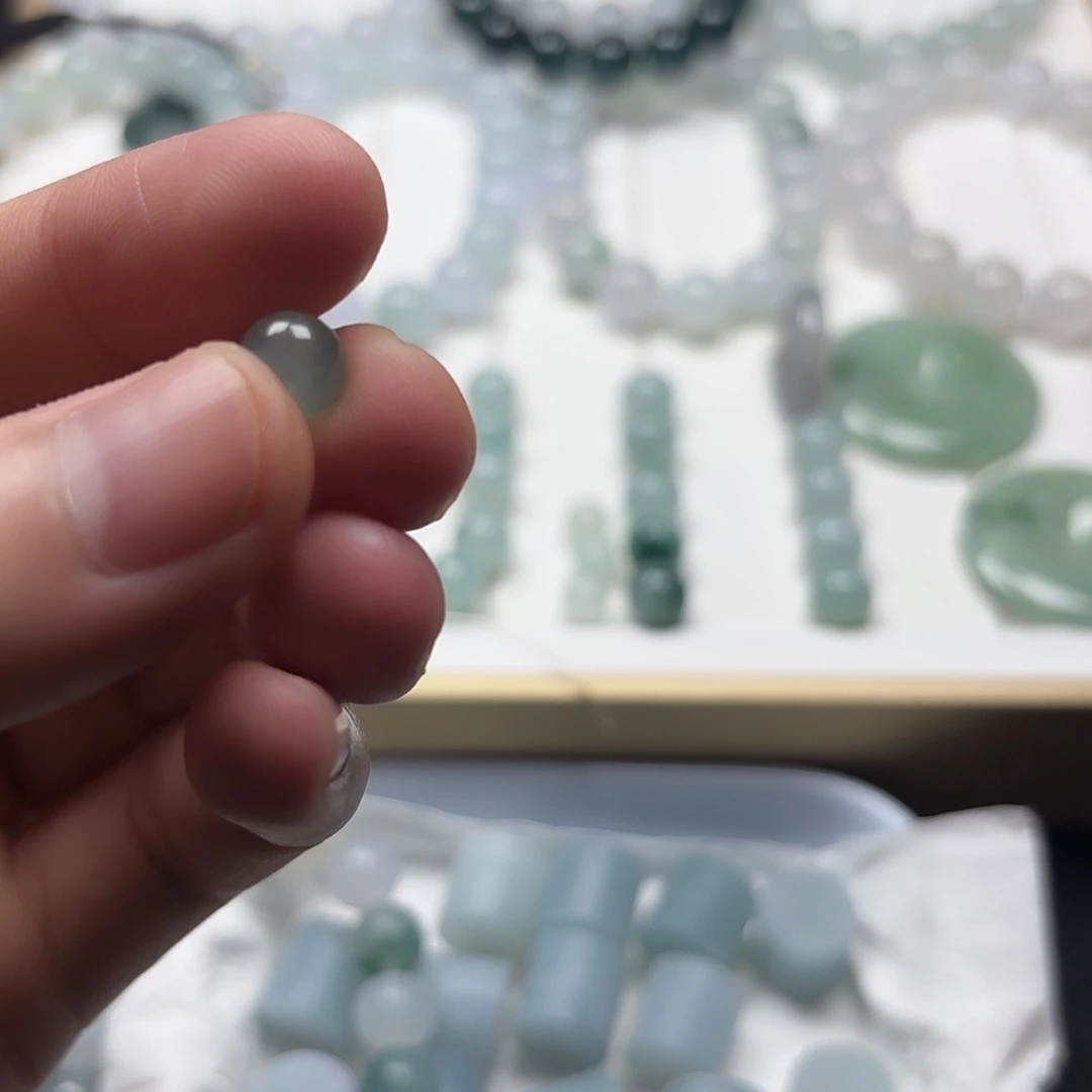 Ｑ***。翡翠散珠翡翠圆珠