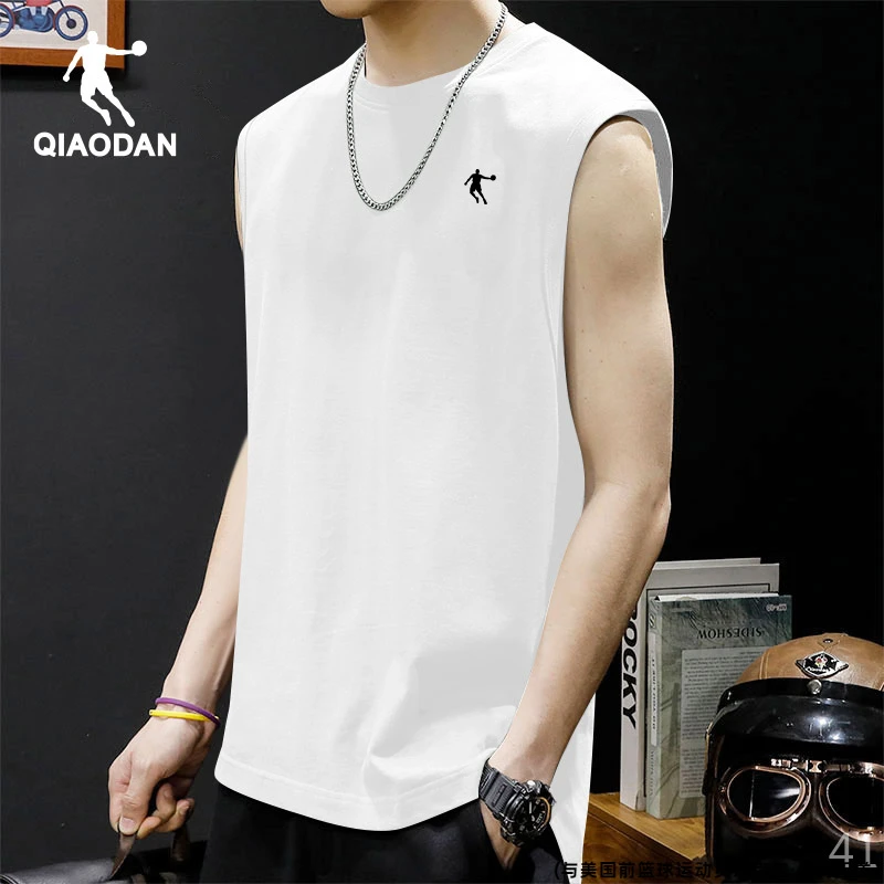 乔丹旗舰运动背心男夏季速干健身坎肩篮球训练服男士透气无袖T恤