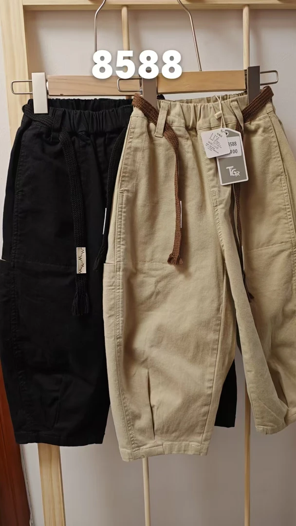 爱木橦【编码818】童装2024秋装新款男童女童休闲街舞宽松运动裤