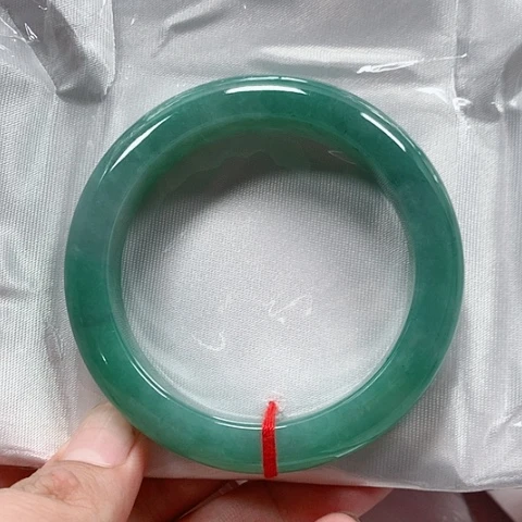 翡翠未镶嵌手镯缅甸翡翠手镯圈口58