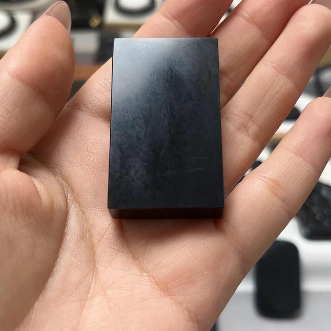 【闪购商品】和田玉（墨玉）未镶嵌吊坠35钢板聚墨青花