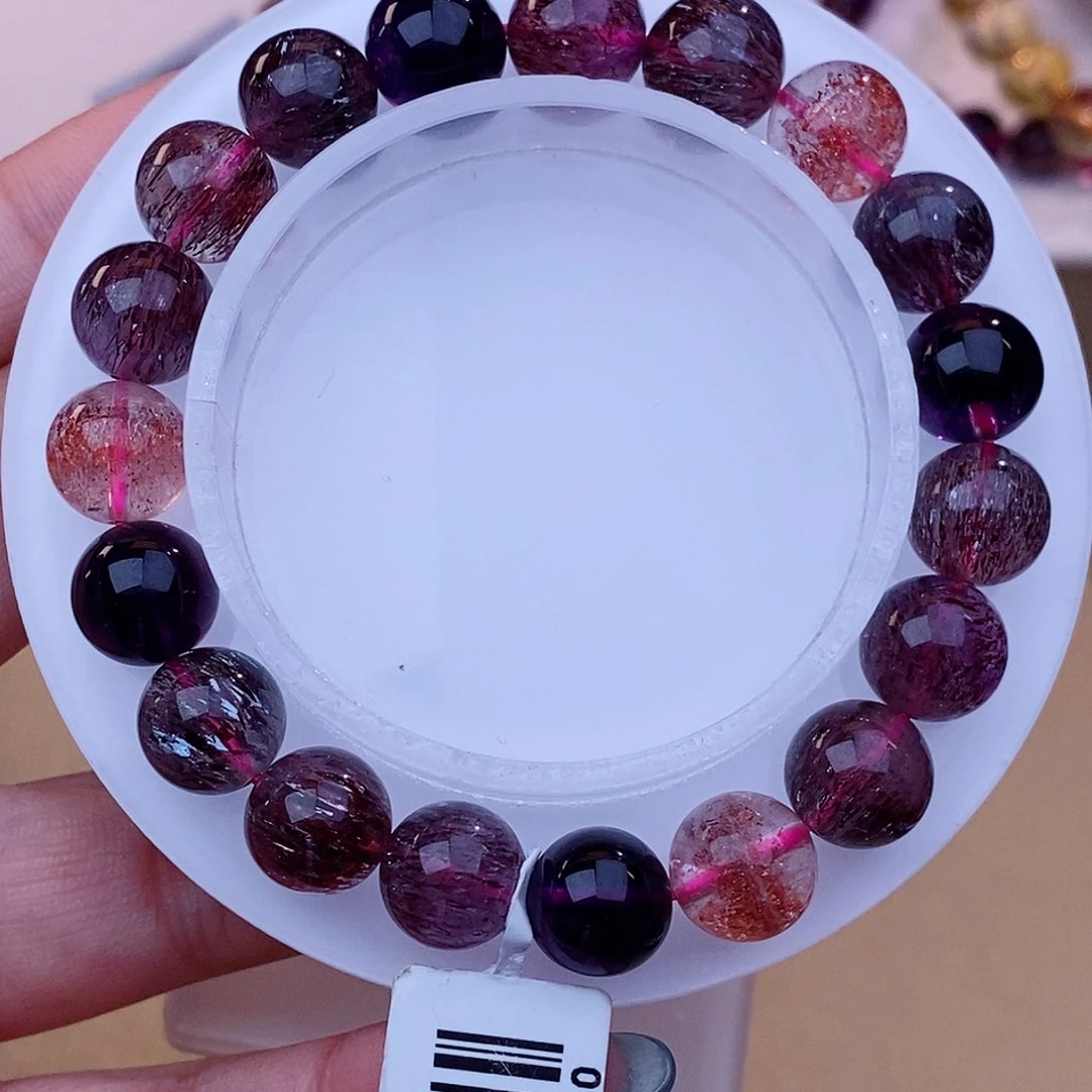 未镶嵌手串水晶黑加仑超七10+m