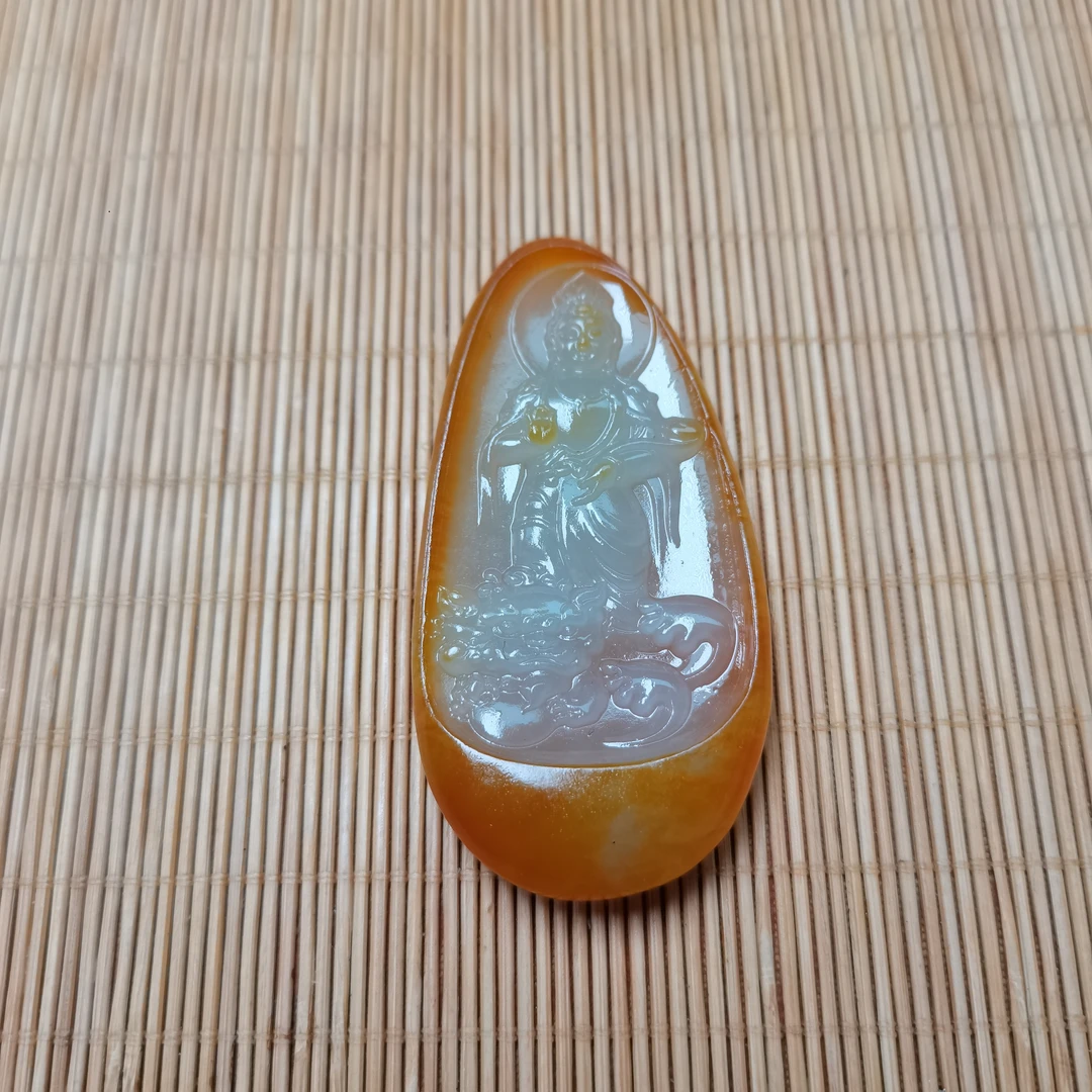 新疆和田玉文殊菩萨50克