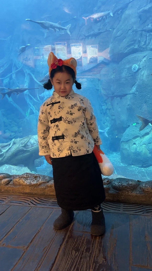 酸甜韩系男童新中式外套儿童冬季新款加棉男女童外套