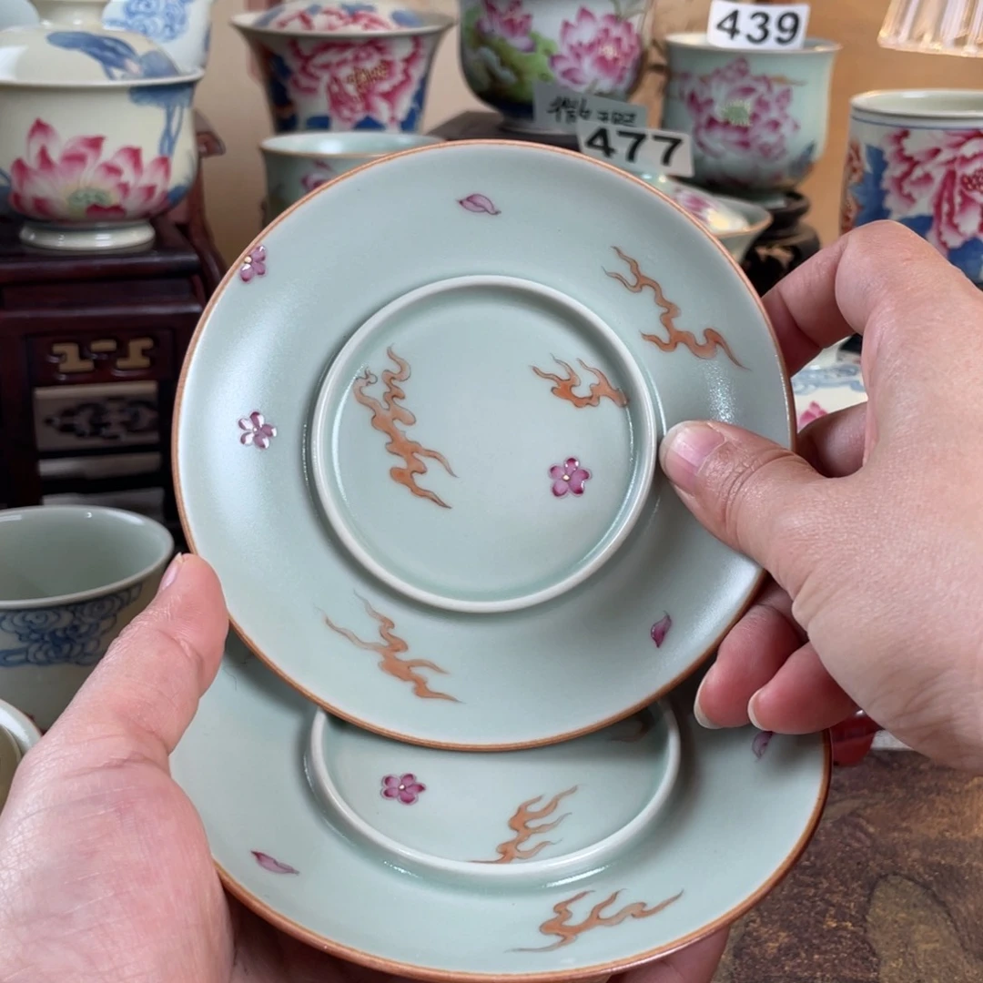 艳*景德镇手绘茶具原创