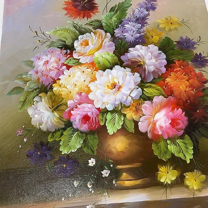 油画好仔仔细细之一嘻嘻