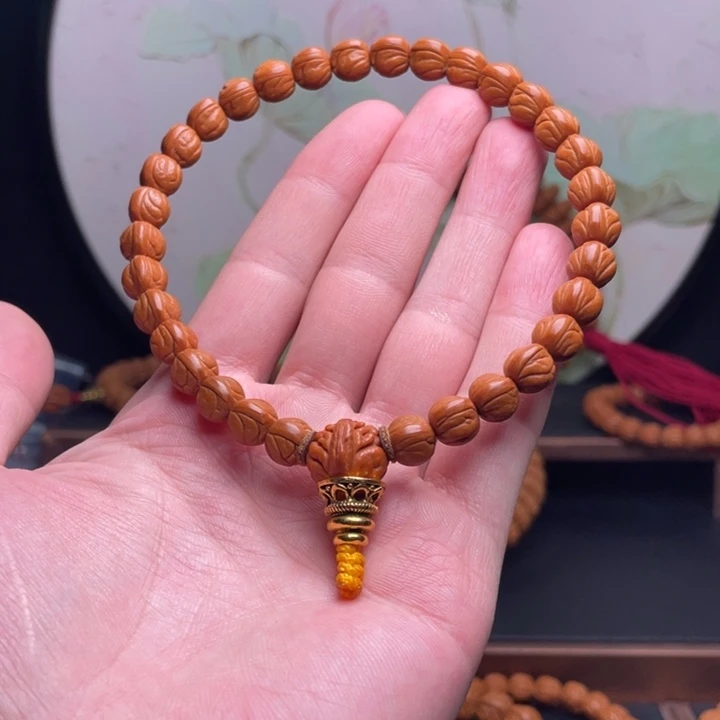 手串桃核0.9玉龙脊手持