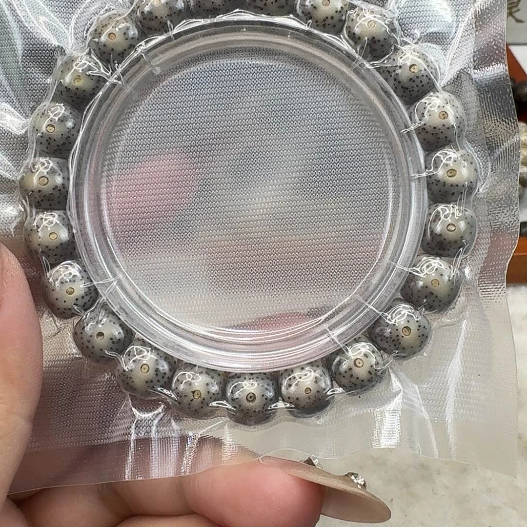 星月菩提手串27传说黑冰果冻10 9