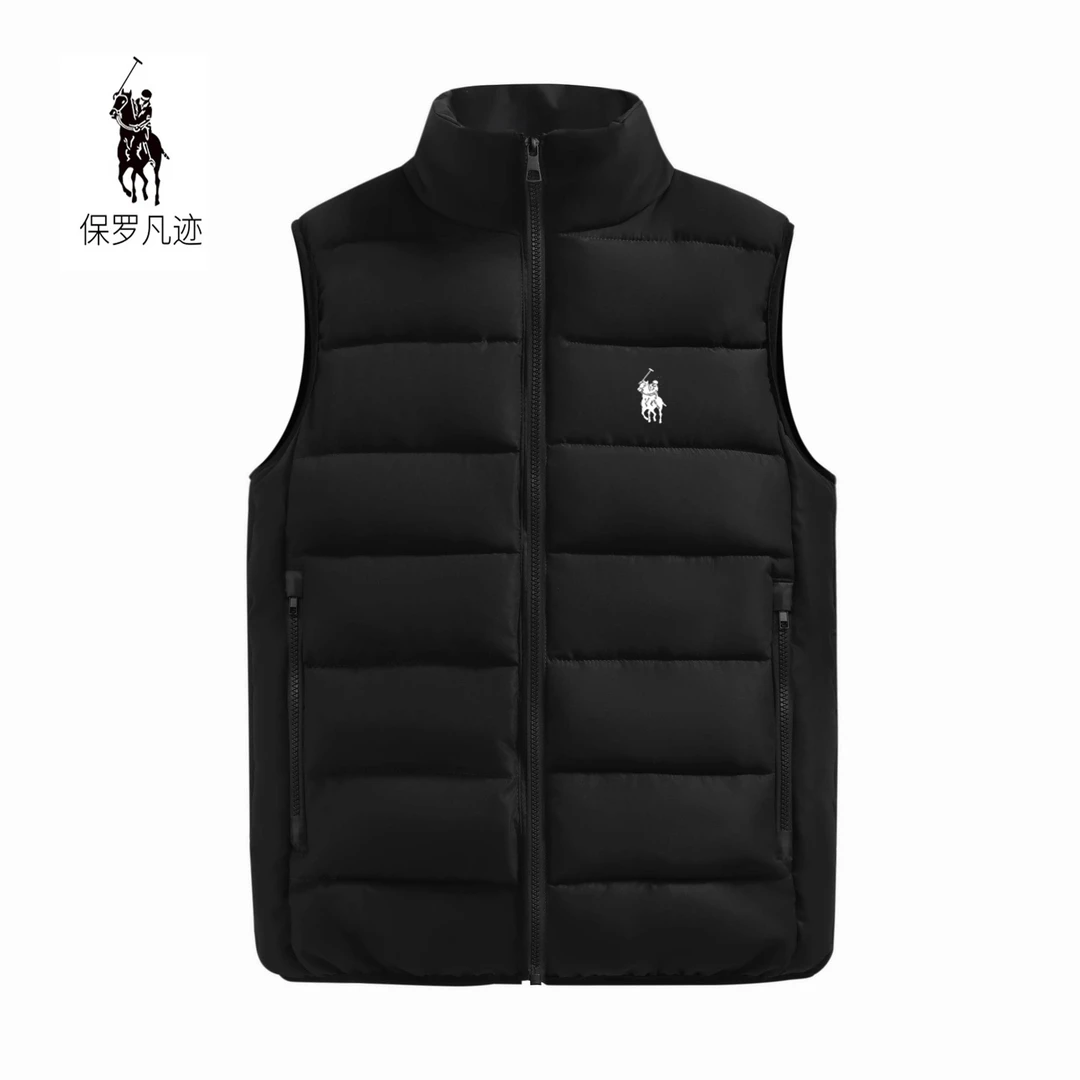 保罗凡迹华18男士棉马甲秋冬季马甲潮流百搭休闲马甲保暖棉服加厚