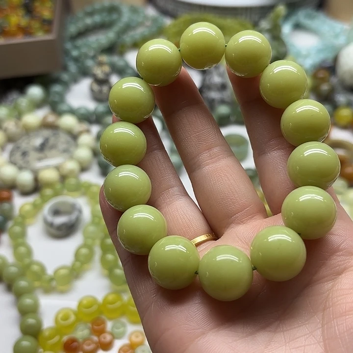 蛇纹石玉未镶嵌手串