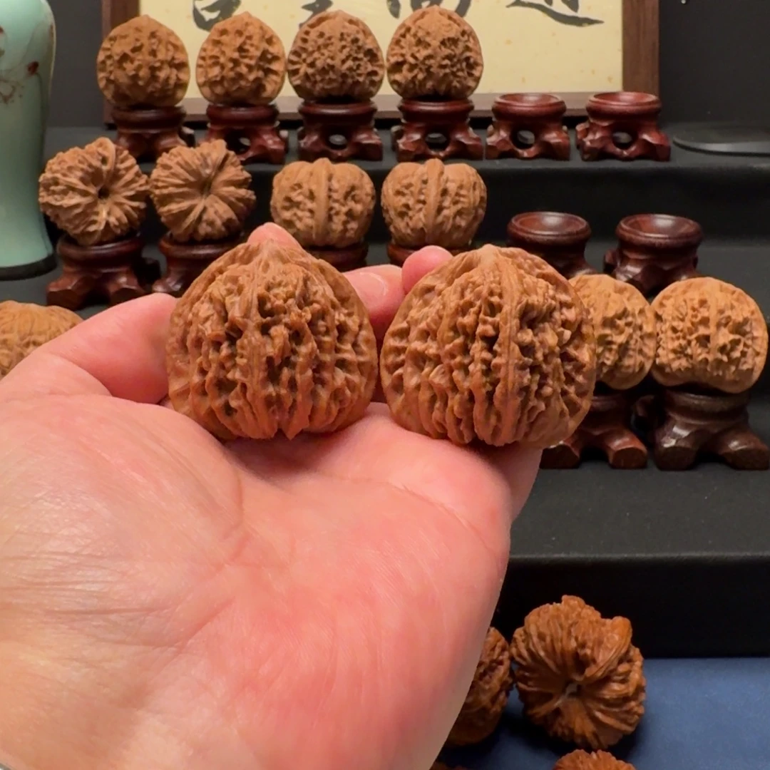 文玩核桃吊坠四座楼43