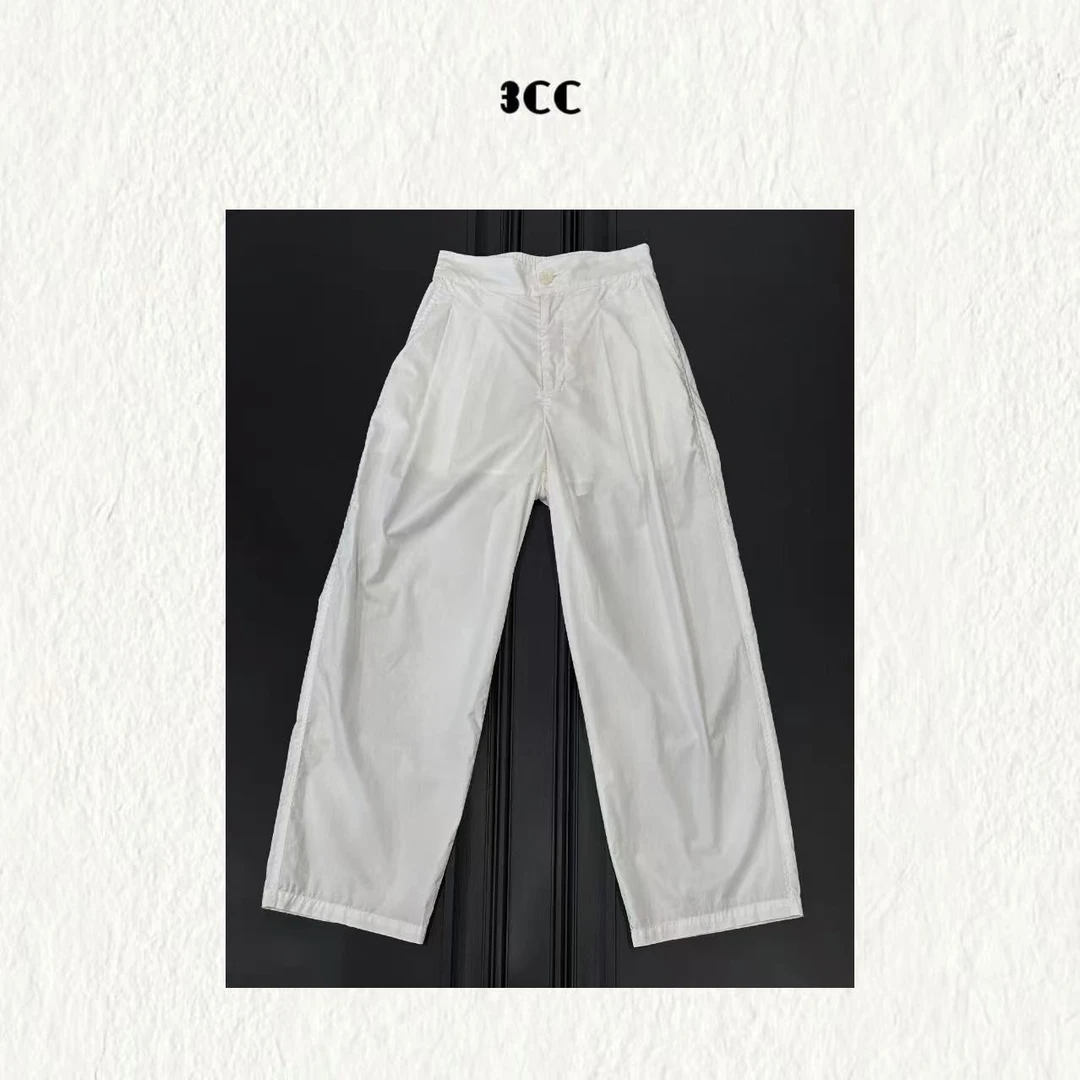 3CC【时装纸感裤】匹马棉纸片感长裤更适合夏天穿着的百搭裤7389-1