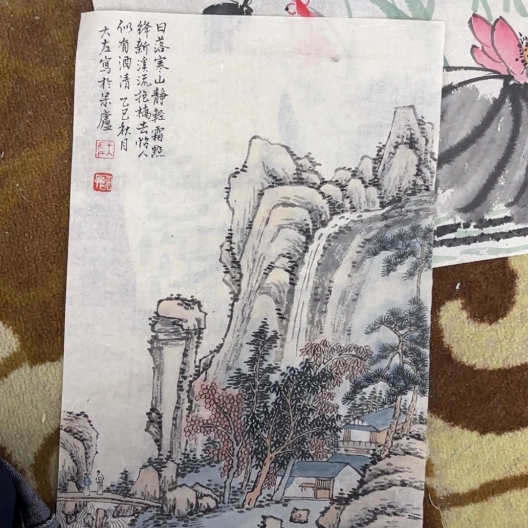 国画左庭强小品艺