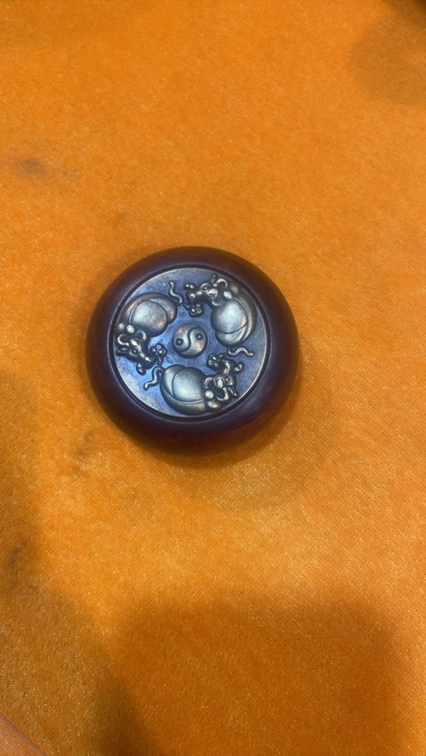 手工艺品...紫檀.转钱.手把件