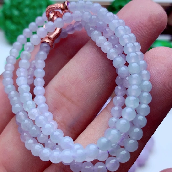 翡翠未镶嵌毛衣链