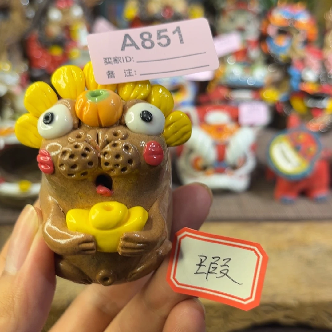 泥塑纯手工茶宠摆件