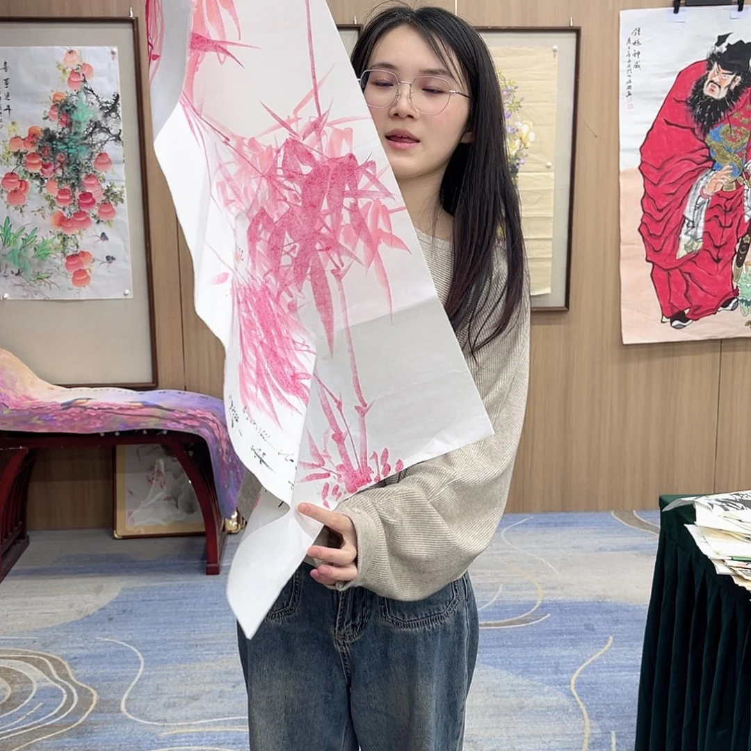 国画穿越现代之我在山东卖字画