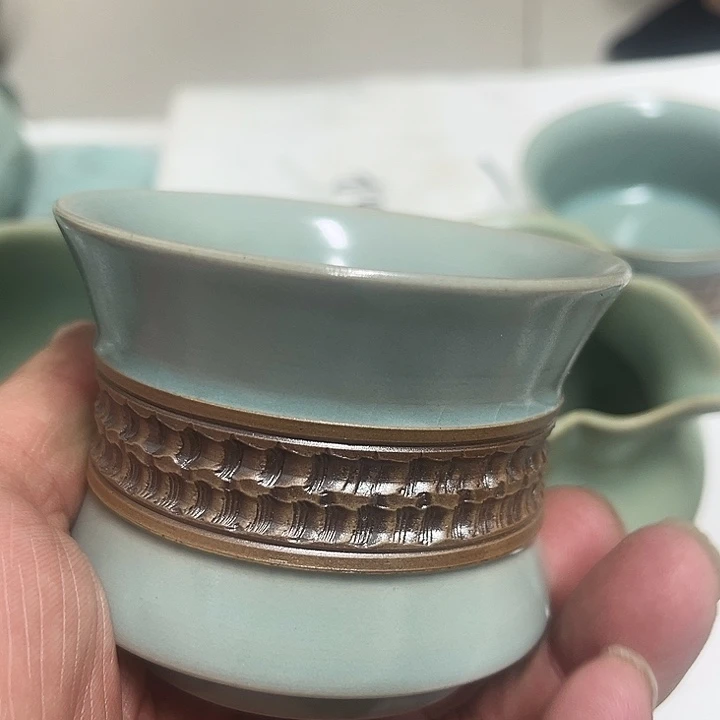瓷片原产地原矿釉汝瓷