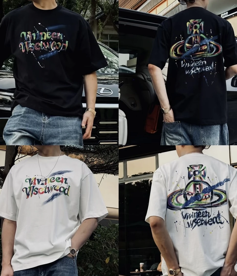 2025新款重磅来袭-VVN土星太后男女同款短袖