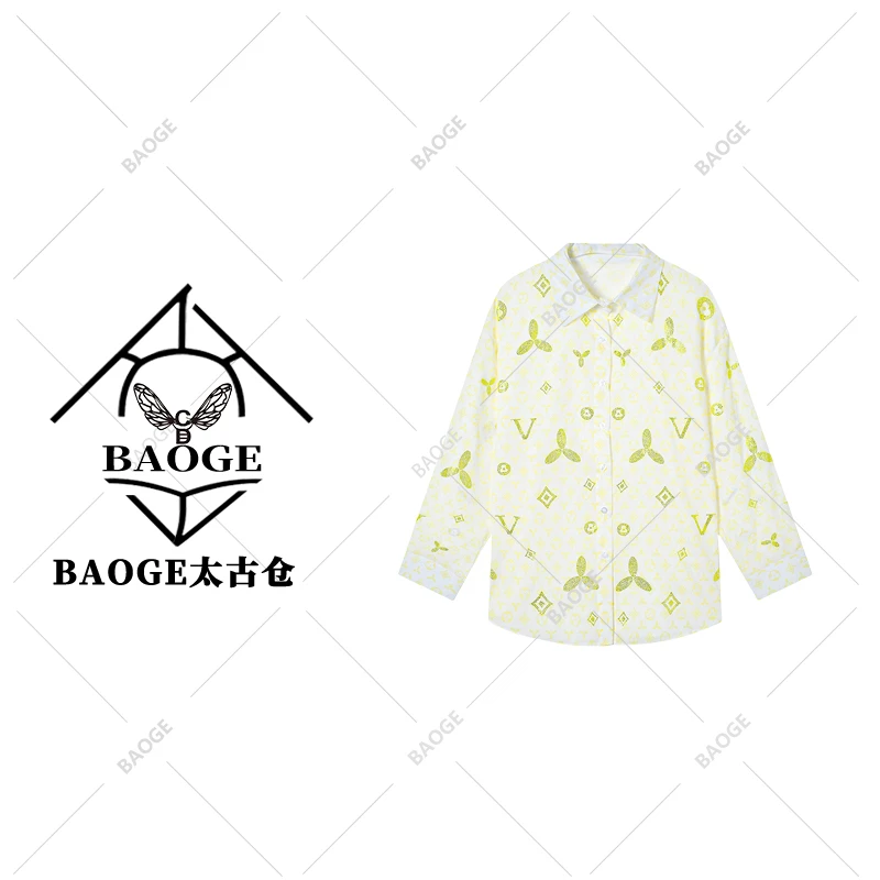 【BAOGE太古仓】时尚满面印花烫钻开衫防晒上衣68196