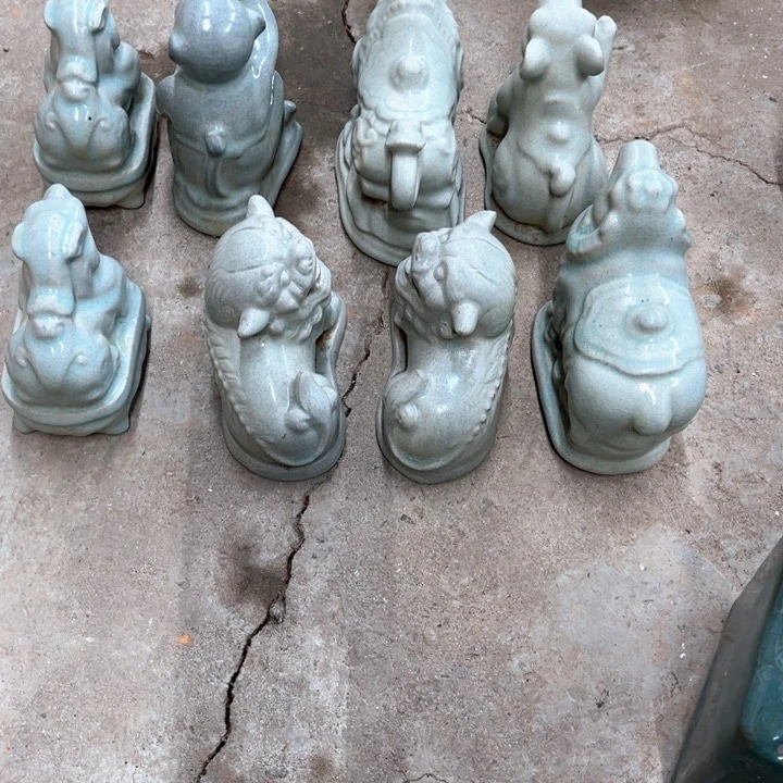 摆件颜****融瓷器制作工艺