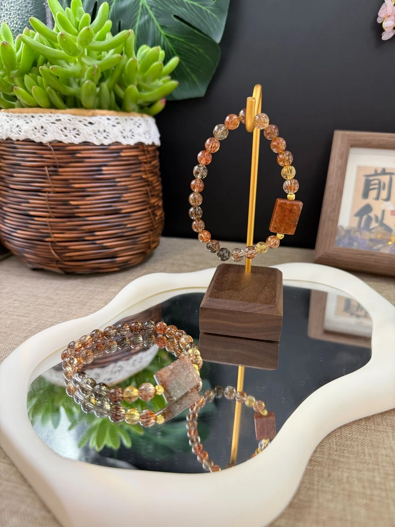 s741天然玻璃体黑金超七➕无事牌设计款  多样性发一件